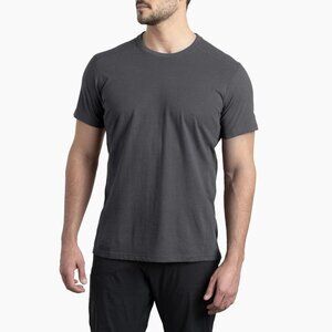 Kuhl Men's Carbon Grey Brazen Crew Neck Short Sleeve Basic T-Shirt Size L